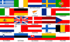 Euro 25 Nations Flags